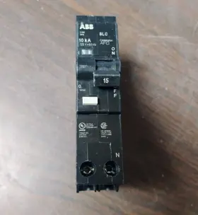 Slc115cafi Abb Circuit Breaker Afci 15 Amp 120 Vac 1-pole 10ka New No Box
