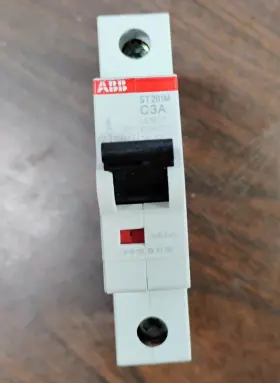 2cds271334r0034 Abb St201m-c3 Mini Circuit Breaker 3 Amp 1-pole Din Rail New #2