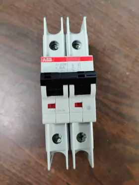 Su202m-k15 Abb Mini Circuit Breaker 15 Amp 480 Vac 2-pole Din Rail New In Box #2