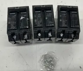 Thqb2140 Abb Lot Of 3 40 Amp Double Pole Bolt On Breaker