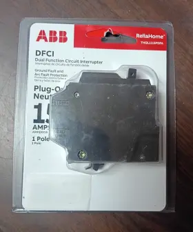 Thql1115pdfa Abb Circuit Breaker Gfci Afci 15 Amp 1-pole New In Packaging