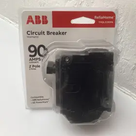 Thql2190pa Abb Reliahome 90a 2-pole Circuit Breaker Compatible With Ge Powermark