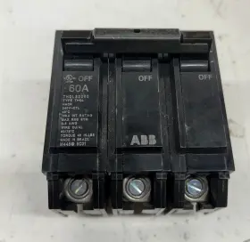 Thql32060a Abb 60 Amp 1 Inch 3-pole Circuit Breaker