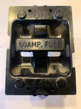 27162-22 Arrow Hart Ah 60 Amp Fuse 240 Volt Holder Pull Out