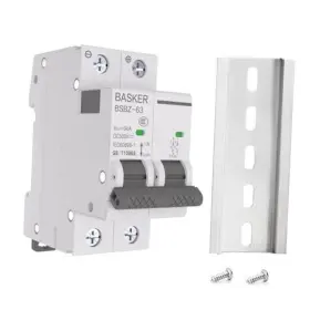 Bsbz-63 Basker Dc Circuit Breaker 16 Amp 2 Poles 500v Solar Disconnect Switch 16amp