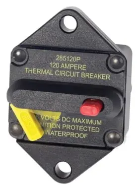 7088 Blue Sea Systems 285-series Breaker 285 Series Panel Mount 120a Dc