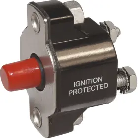Blue Sea Systems B0026l07uo 2139 Circuit Breaker Medium Duty Push Button 20a