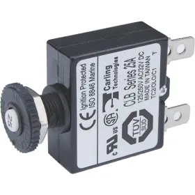 7058-bss Blue Sea Systems Cw20542 - Circuit Breaker Push Button Qc 25a 1ea No Size Color