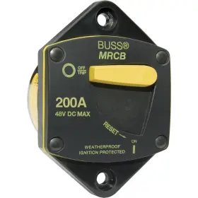 Blue Sea Systems Rage27585mpn 1 - 7049 200 Amp Panel Mount 187 Series Circuit Breaker 5/16 Inch -18