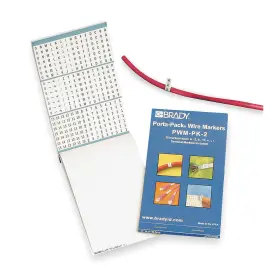 Pwm-lc-3 Brady Wire Marker Book Preprintd Self-adhesiv 3tp17