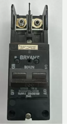 Bj2200 Bryant 200 Amps 120 Volts 2 Pole Circuit Breaker