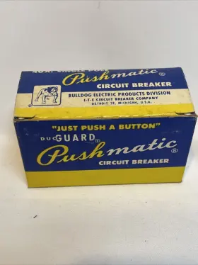 P140 Bulldog Pushmatic P 140 40 Amp Circuit Breaker 120v 1 Pole Nos #2