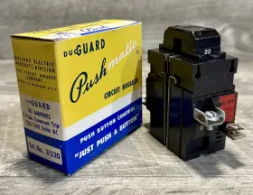 31220 Bulldog Pushmatics Pushmatic Duoguard 20 Amp 2-pole Common Trip 120/240 Volts Ac Nos