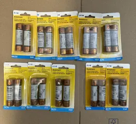 Bussmann 051712111089 Mixed Lot 10 Fuses Eaton Bp/non General Purpose 50amp/40amp/35amp