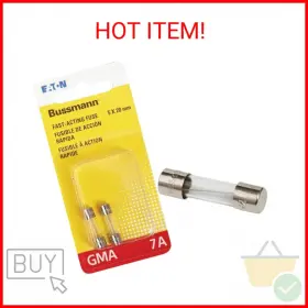 Bussmann 051712623117 Glass Fuse 7a 2-pack - Gma Style No Color