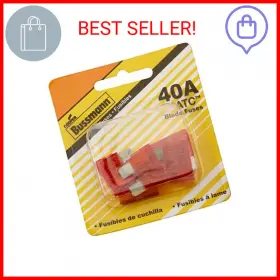 Atc-40-rp Bussmann 378482555630 Bp/atc-40-rp 40 Amp Atc Blade Fuse 5 Count Pack Of 1 Orange