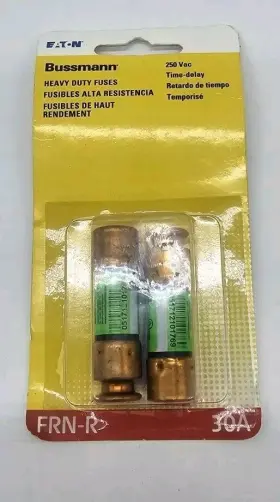 Frn-r-30 Bussmann Bp/frn-r-30 Amp Brass 250-volt Fusetron Dual Element Time-delay Heavy Duty