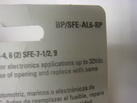 Sfe-al6-rp Bussmann Bp/sfe-al6-rp 2 Yes Packs Automotive Fuse Kit 6 Sfe 4 To 9a 49zv44 #2