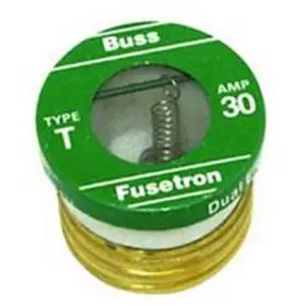 Lepusptlshi7006 Bussmann Bussman Bp/t-30 30 Amp Dual-element Time-delay Edison Base Plug Fuse 2 Count