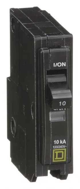Qo110 Cai - Square D Plug In Circuit Breaker Qo Number Of Poles 1 10 Amps 120/240vac