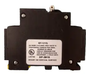 Gb14048.2 Cbi Dp-3815 25a Circuit Breaker Qy-1 13 Curve U2 80v 10ka En 609447-2