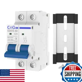 B0cpp7lc8h Cgele Dc Miniature Circuit Breaker 2 Pole 20a 500v Disconnect Switch Solar Pv