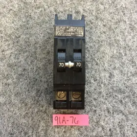 Qcal70 Challenger Zinsco Gte Sylvania Q270 70 Amp 2 Pole Type Q Or Qc Qcal Thick Circuit Breaker