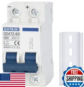 B09br7snyw Chtaixi Dc Circuit Breaker 2p 500v 20a Isolator For Solar Pv System