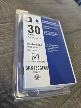 Brn230gfcs Circuit Breaker Eaton With Ground Fault Protection 30 Amp 2 Pole