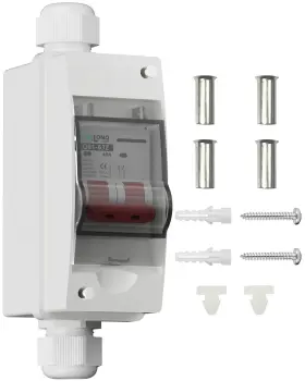 Lqx-ht2-c40 Cnlonqcom Ht2-mcb 40 Amp Solar Disconnect Switch Dc500v 40a