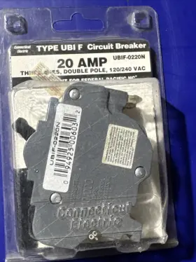 Connecticut Electric 094925006032 Brand New Type Ubi F 20 Amp Circuit Breaker