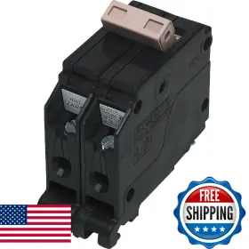 Connecticut Electric B000blfbkw Eaton Corp Ch2100 Circuit Breaker 2-pole 100-amp Black