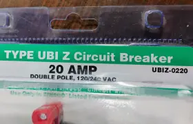 Ubiz-0220 Connecticut Electric Circuit Breaker 20 Amp 2-pole New In Packaging #2