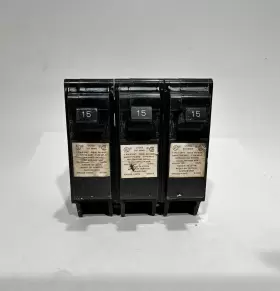 Mj-2122 Cooper Na115 Lot Of 3 15 Amp 1 Pole 120/240 Vac Type Mp-c