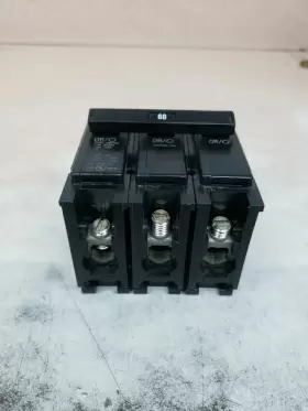 Br360 Cutler-hammer 3 Pole 60 Amp 240v Circuit Breaker W# #2