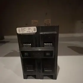 Bab2080 Cutler-hammer E-7819 80 Amp 2-pole Circuit Breaker 120/240v Type