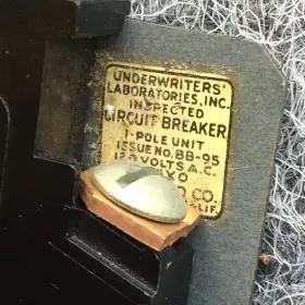 Xo115 Cutler-hammer 15 Amp Single Pole 15a 120v Circuit Breaker Used / No Box #2