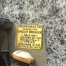 Xo120 Cutler-hammer 20 Amp Single Pole 20a 120v Circuit Breaker Square D / Used #3