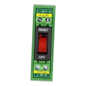 D-1436 Czh-labs Rocker Switch Thermal Circuit Breaker Overload Protector Module Din Rail Mount