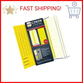 2203czn-breakerlabel Cznzn Electrical-panel Labels Circuit Breaker-box Stickers - 48 3 Blank Number Directo