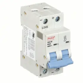 5mla8 Dayton Iec Supplementary Circuit Breaker 50a 440v Dc 2 Pole Din Rail