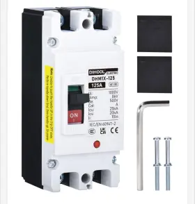 Dihool Dhm1x-215 Dc Main 125 Amp Circuit Breaker 500v Battery Disconnect Switch Master