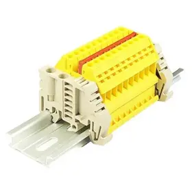 Dk2.5n-yw Dinkle Ici Power Distribution 10 Gang Box Connector Din Rail