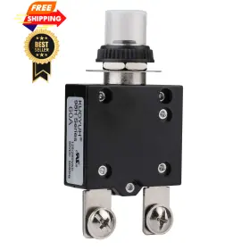 10459 Diyhz Thermal Circuit Breaker 60 Amp Push Button Manual Reset