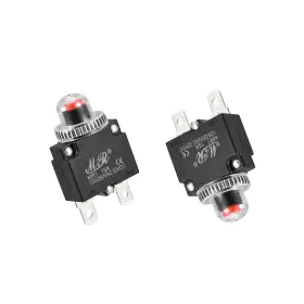 Ac125 Duefixing 641832509028 5pcs 15a Ac125/250v Overload Protector Push Button Thermal Circuit Breaker