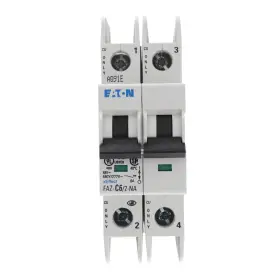 Faz-c6 Eaton 102164 Faz-c6/2-na 6 Amp Two-pole C-curve Ul 489 Miniature Circuit White