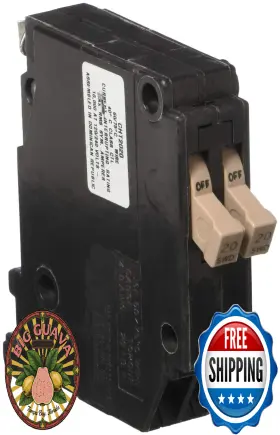 Gidds-606124 Eaton B0044f5ki4 3/4 Inch 120v 20a Single-pole Twin Circuit Breaker