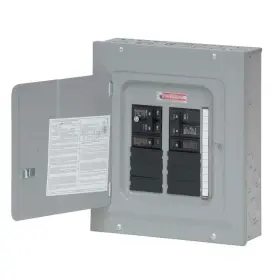 Br1020b100srnv Eaton Breaker Box Indoor 10 Space 20 Circuit Flush Neutral 100 Amp 120/240 V