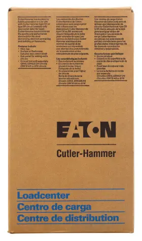 Br2100brp Eaton Cutler-hammer 100 Amps 120/240 Volt 2 Space Circuits Surface Mount