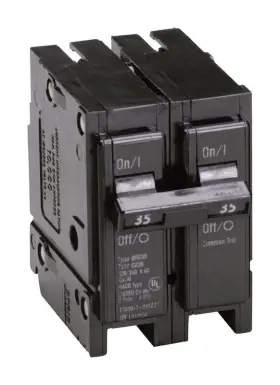 Br235 Eaton 35 Amps Plug In 2-pole Circuit Breaker